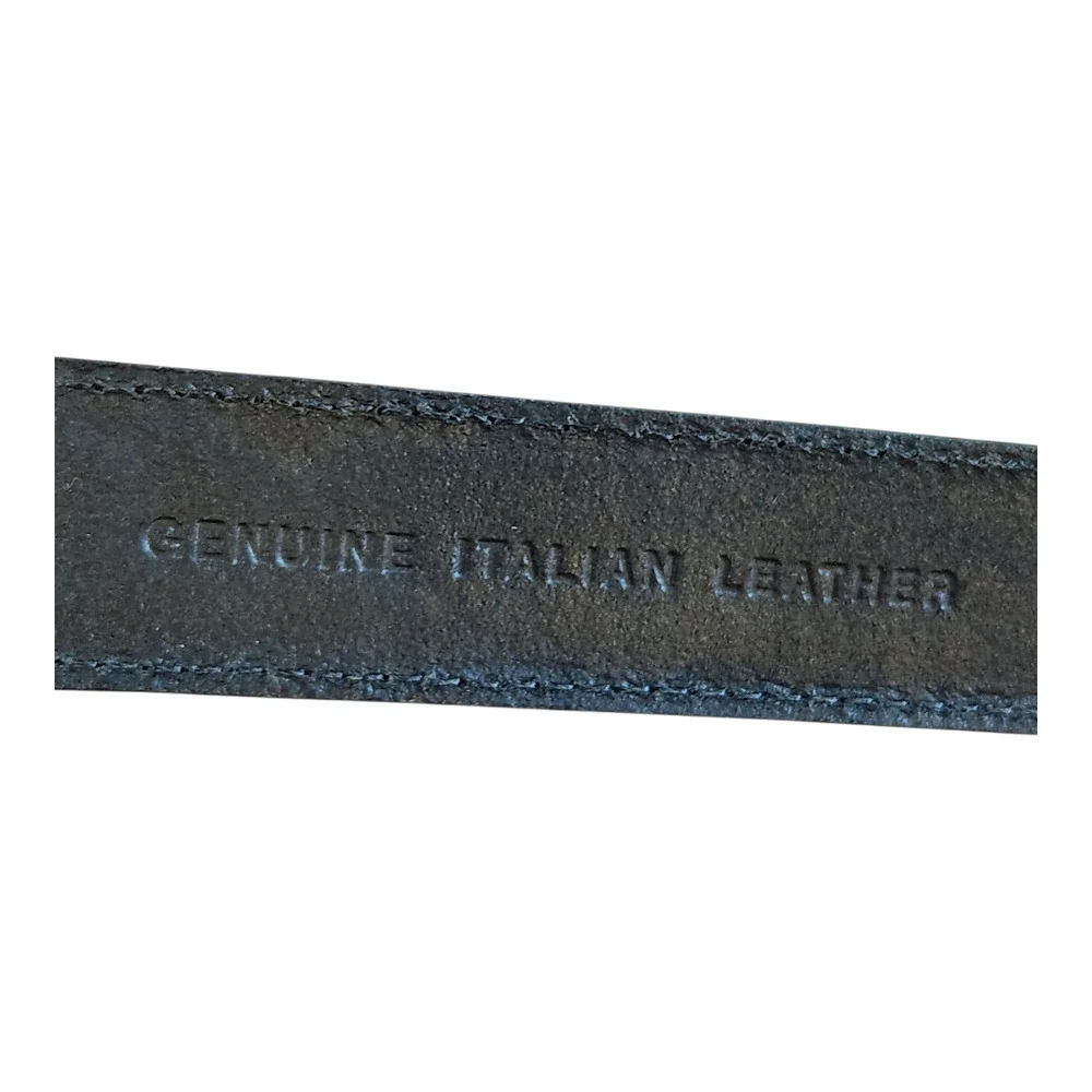 Stone Mountain 6113 mens Genuine Italian Leather 42/105 black‎ gold